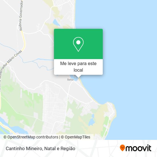 Cantinho Mineiro mapa
