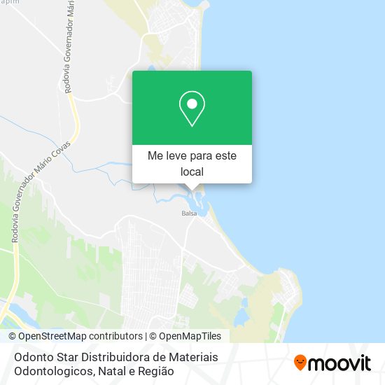 Odonto Star Distribuidora de Materiais Odontologicos mapa