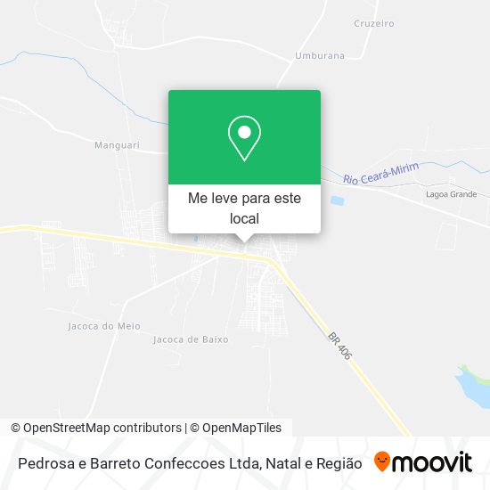 Pedrosa e Barreto Confeccoes Ltda mapa