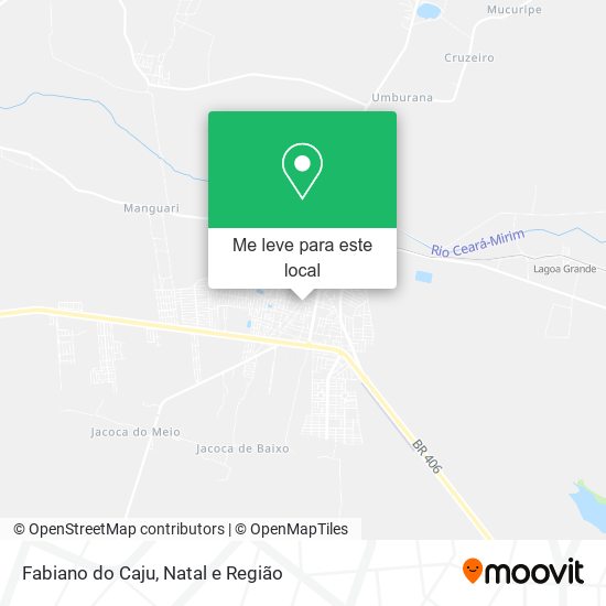 Fabiano do Caju mapa