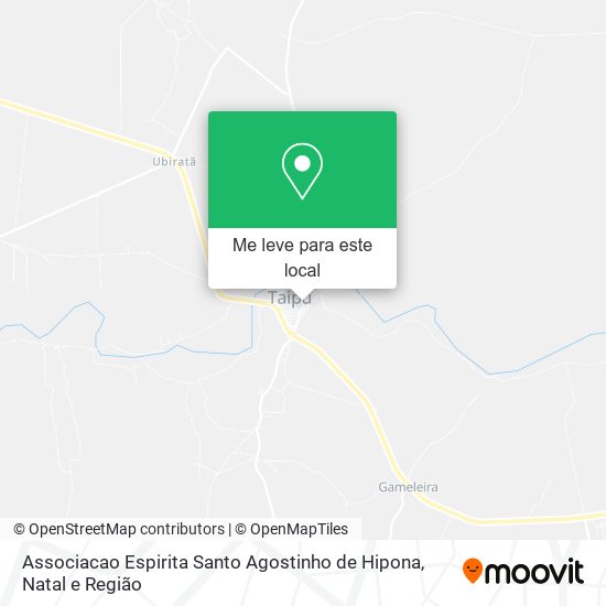 Associacao Espirita Santo Agostinho de Hipona mapa