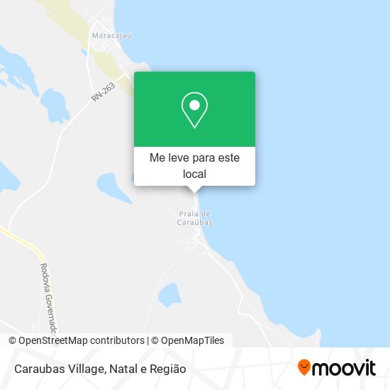 Caraubas Village mapa