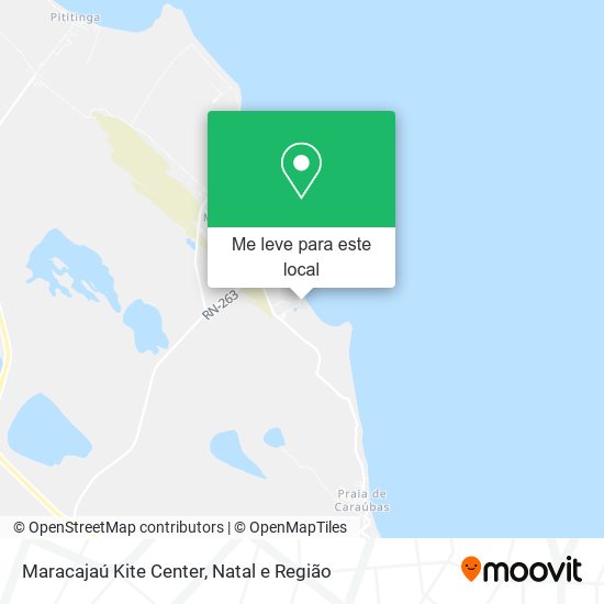 Maracajaú Kite Center mapa