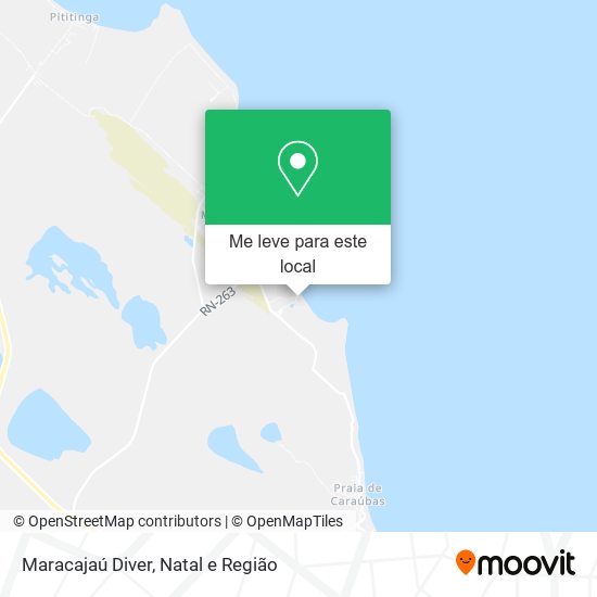 Maracajaú Diver mapa