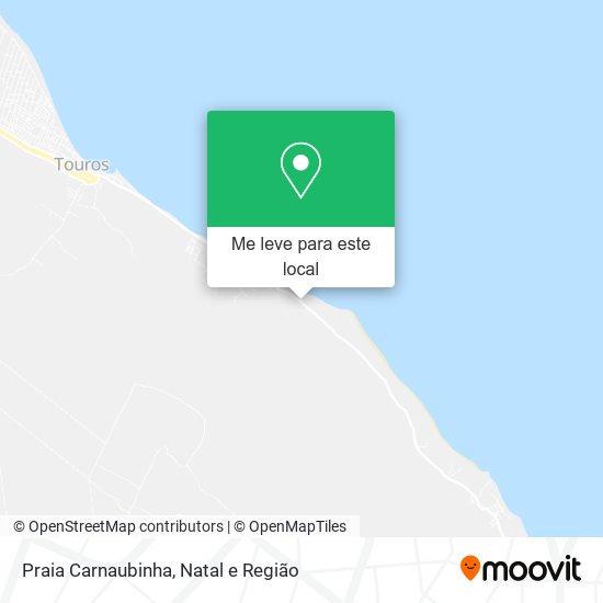 Praia Carnaubinha mapa