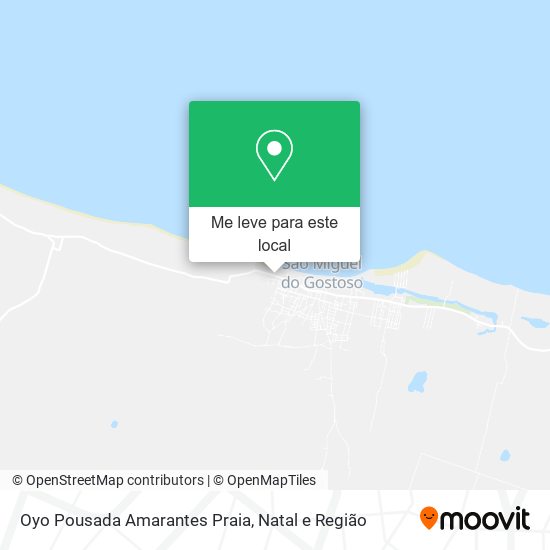 Oyo Pousada Amarantes Praia mapa