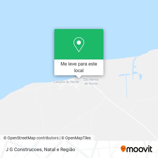 J G Construcoes mapa