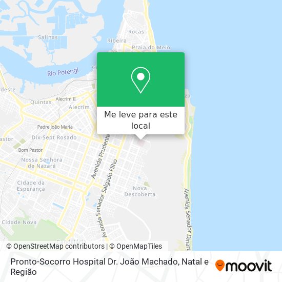 Pronto-Socorro Hospital Dr. João Machado mapa