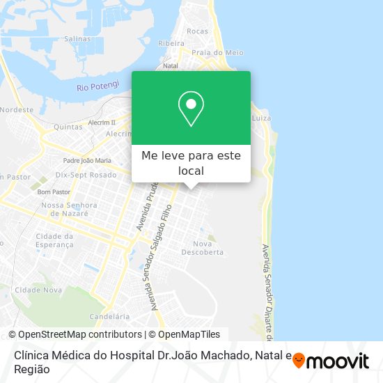 Clínica Médica do Hospital Dr.João Machado mapa