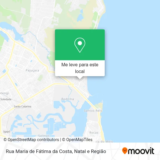 Rua Maria de Fátima da Costa mapa