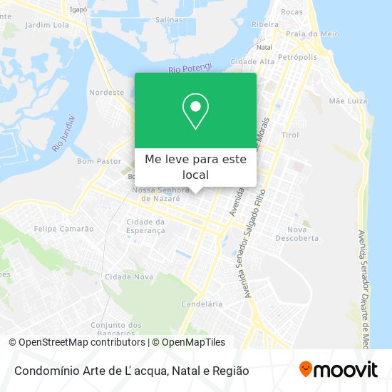 Condomínio Arte de L' acqua mapa