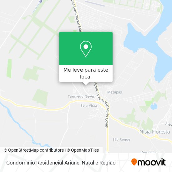 Condomínio Residencial Ariane mapa
