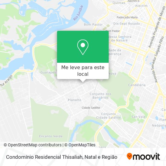 Condomínio Residencial Thisaliah mapa