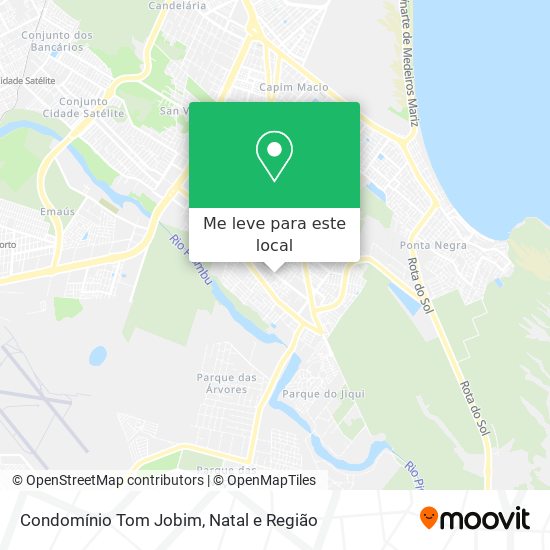 Condomínio Tom Jobim mapa