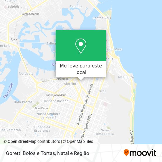 Goretti Bolos e Tortas mapa