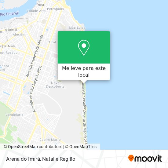 Arena do Imirá mapa