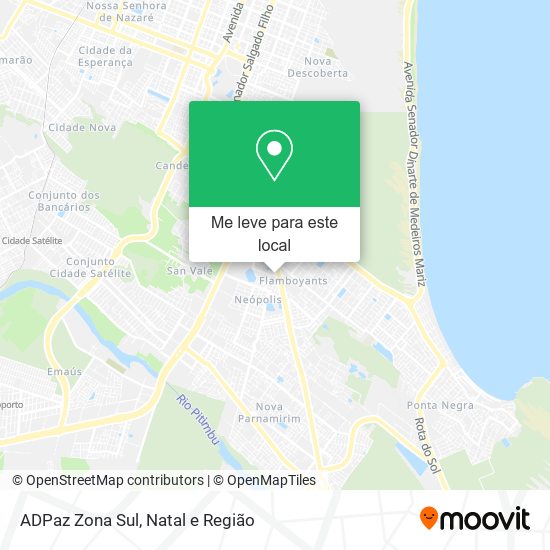 ADPaz Zona Sul mapa