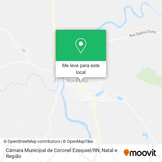 Câmara Municipal de Coronel Ezequiel / RN mapa