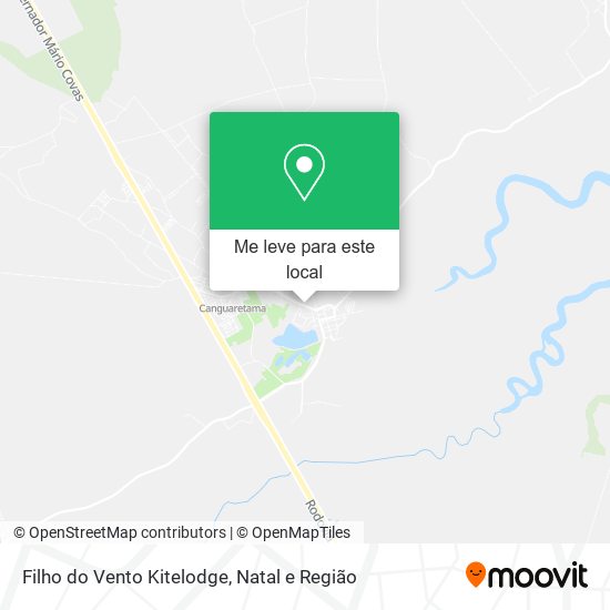Filho do Vento Kitelodge mapa