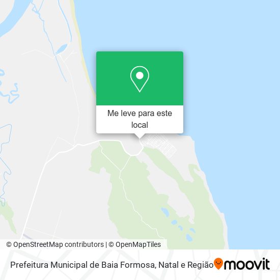 Prefeitura Municipal de Baia Formosa mapa