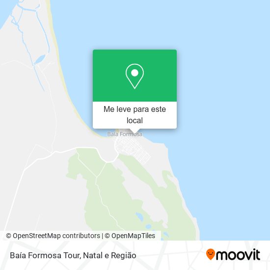 Baía Formosa Tour mapa