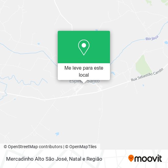 Mercadinho Alto São José mapa