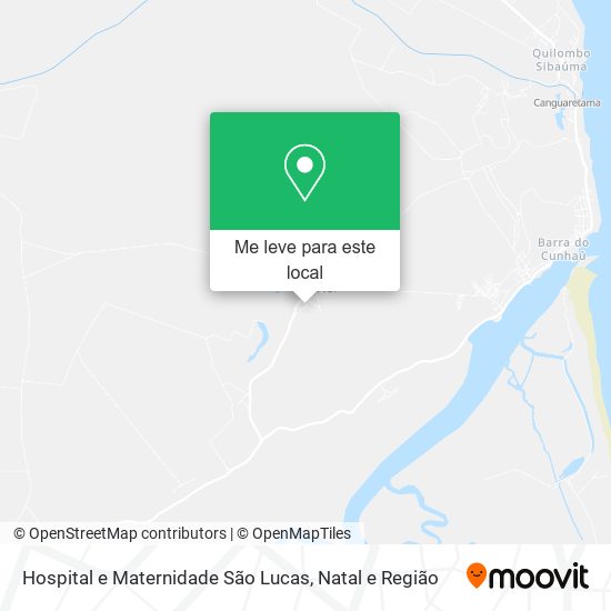 Hospital e Maternidade São Lucas mapa