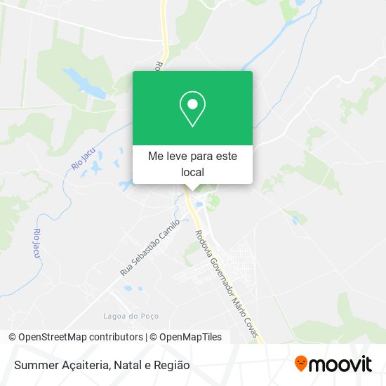 Summer Açaiteria mapa