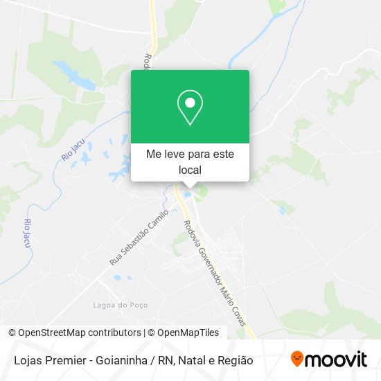 Lojas Premier - Goianinha / RN mapa