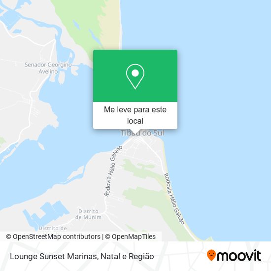 Lounge Sunset Marinas mapa