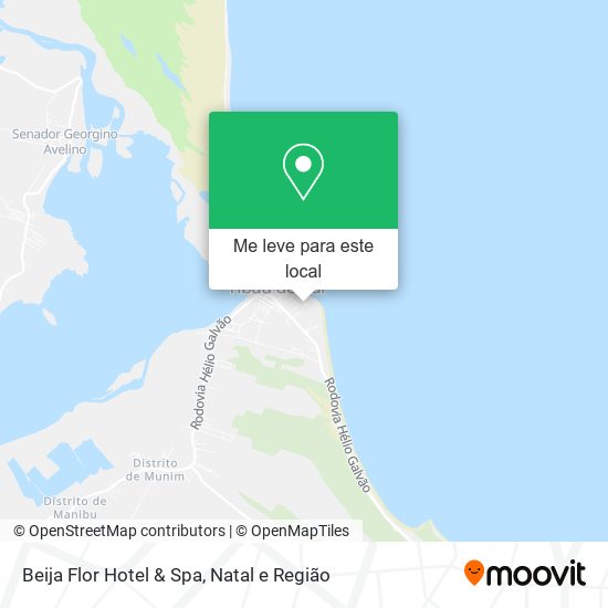 Beija Flor Hotel & Spa mapa