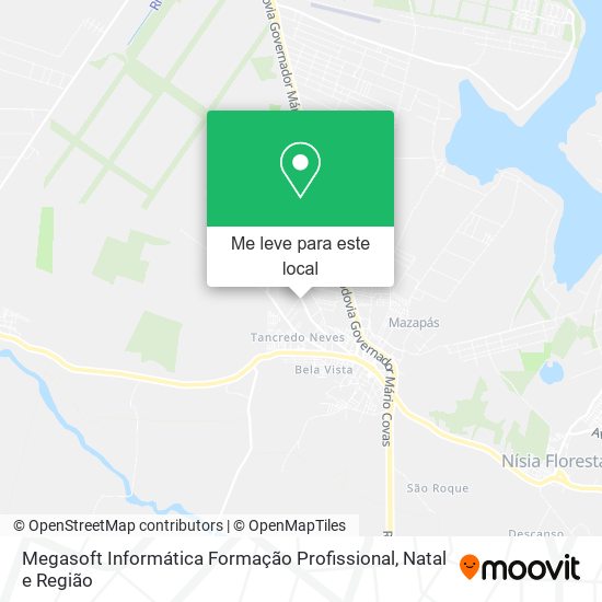 Megasoft Informática Formação Profissional mapa