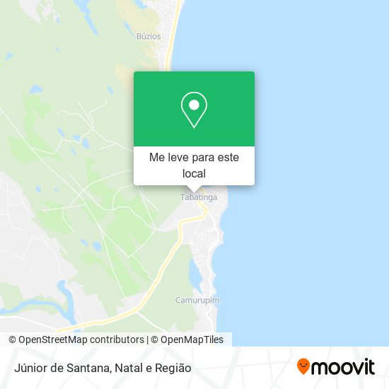 Júnior de Santana mapa