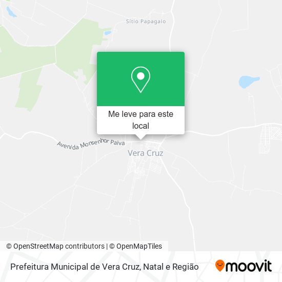 Prefeitura Municipal de Vera Cruz mapa