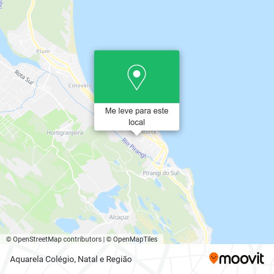 Aquarela Colégio mapa