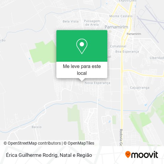 Érica Guilherme Rodrig mapa