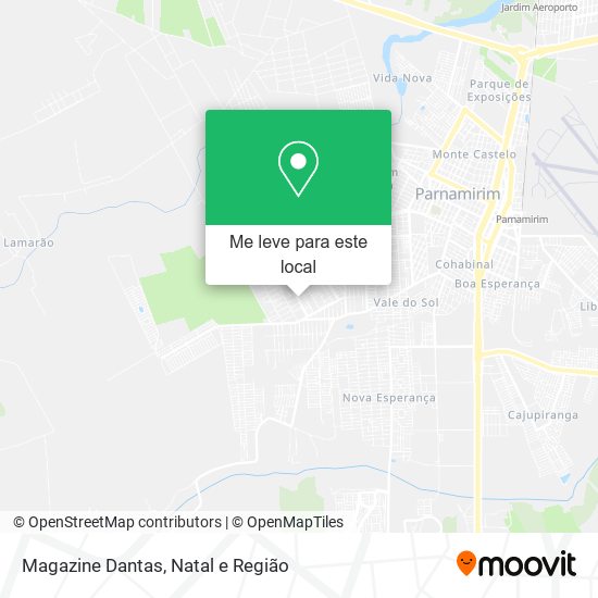 Magazine Dantas mapa
