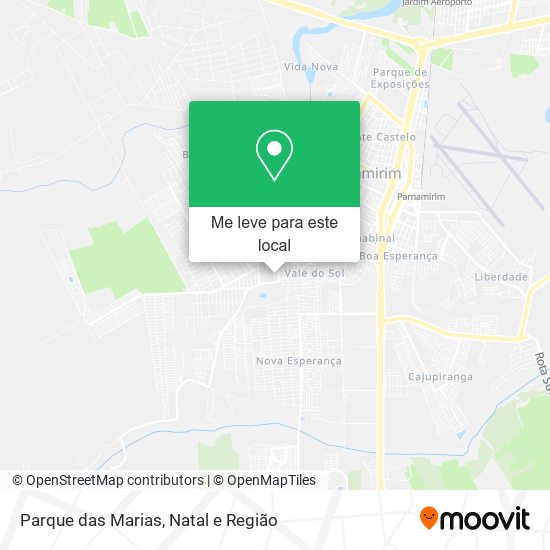 Parque das Marias mapa