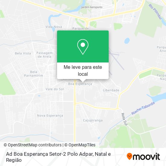 Ad Boa Esperança Setor-2 Polo Adpar mapa