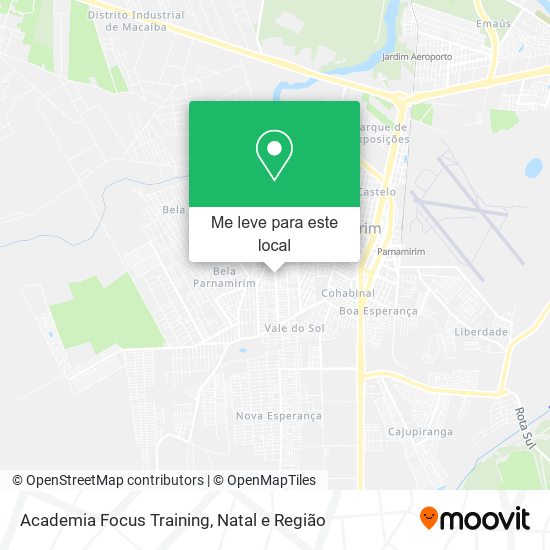 Academia Focus Training mapa