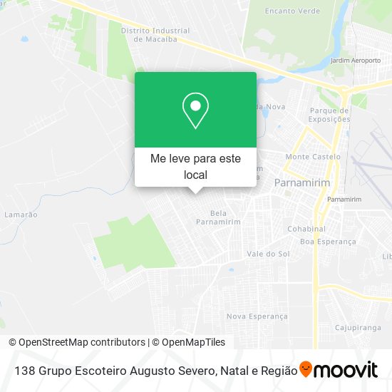 138 Grupo Escoteiro Augusto Severo mapa