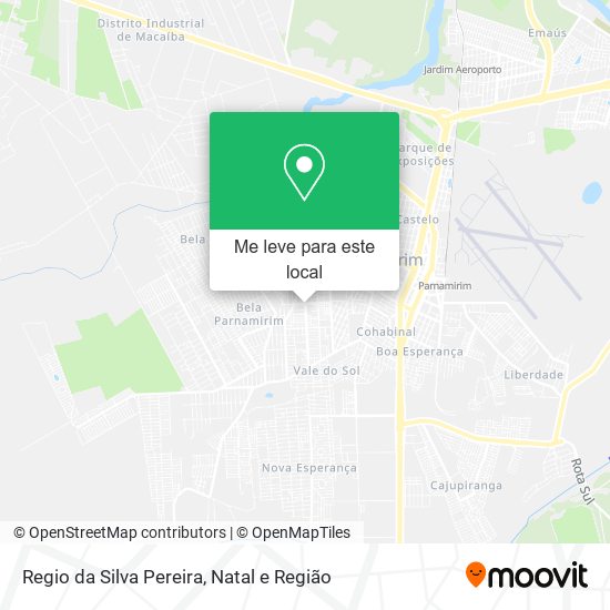 Regio da Silva Pereira mapa