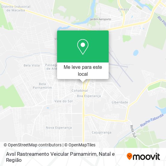 Avsl Rastreamento Veicular Parnamirim mapa