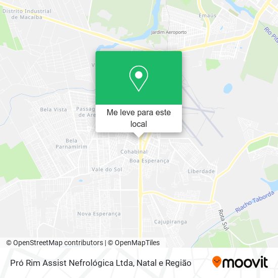 Pró Rim Assist Nefrológica Ltda mapa