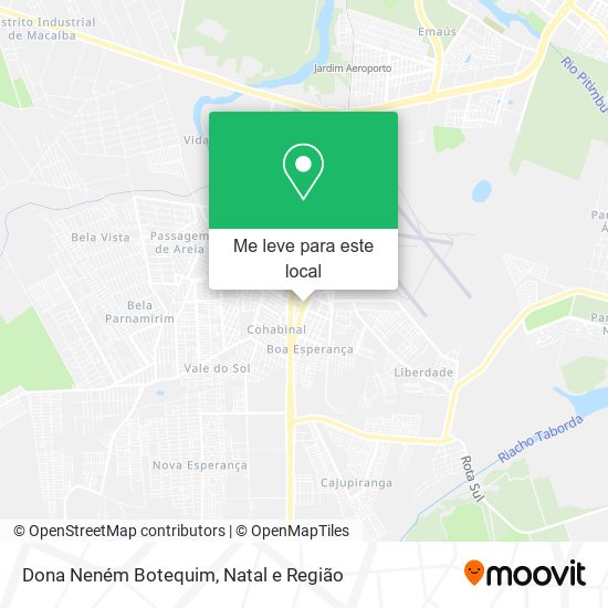 Dona Neném Botequim mapa