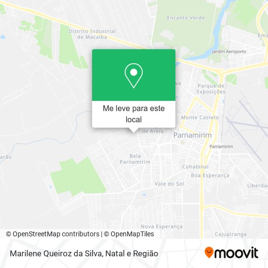 Marilene Queiroz da Silva mapa