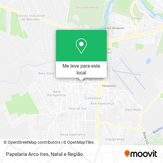 Papelaria Arco Ires mapa