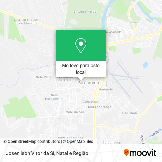 Josenilson Vitor da Si mapa