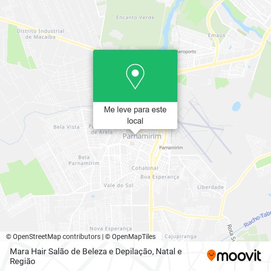 Mara Hair Salão de Beleza e Depilação mapa