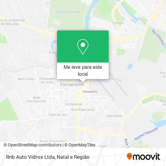 Rnb Auto Vidros Ltda mapa